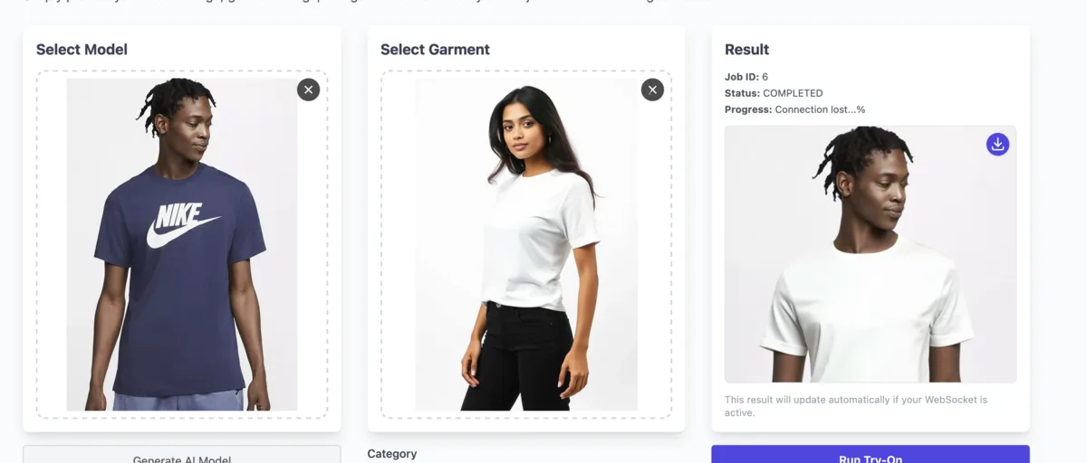 AI fashion advanced settings
