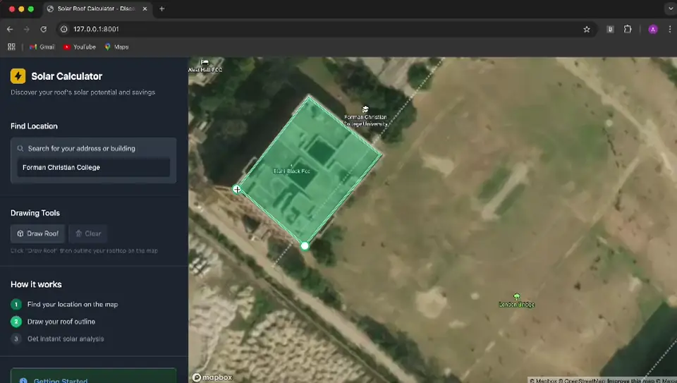 Short loop of selecting a rooftop and generating the estimate